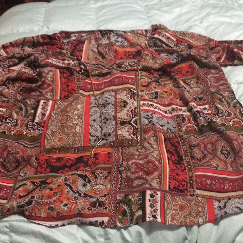 2x Sami & Jo plus blouse multi color